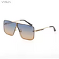 Fashion Oversized Square Sunglasses
